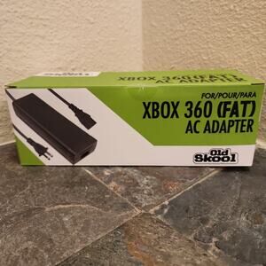 Xbox 360 AC Adapter (Fat), 1st Model (NEW) - Xbox 360 - Old Skool